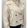 Veste trench court beige