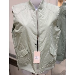 veste sans manches verte pomme